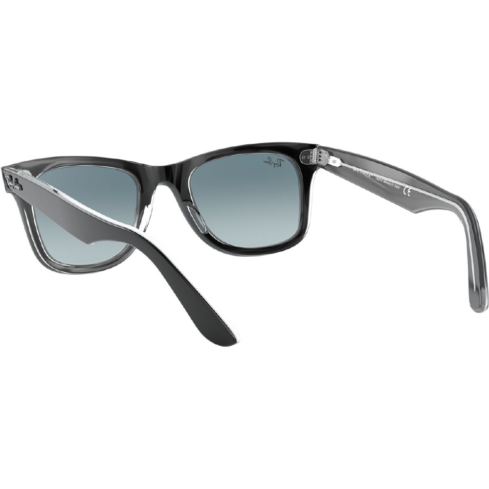 WAYFARER RB2140F 12943M 52mm ポリッシュドブラック/ブルー