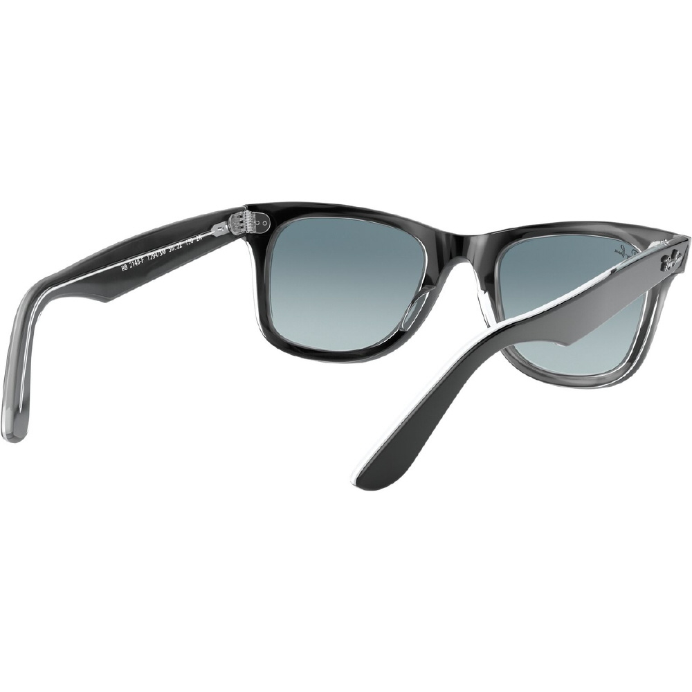 WAYFARER RB2140F 12943M 52mm ポリッシュドブラック/ブルー