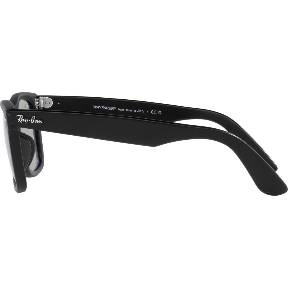 WAYFARER RB2140F 601SR5 52mm マットブラック/ライトグレー｜の