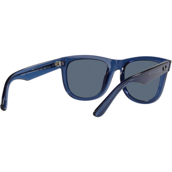 WAYFARER REVERSE RBR0502S 67083A 53mm ポリッシュ透明ネイビーブルー