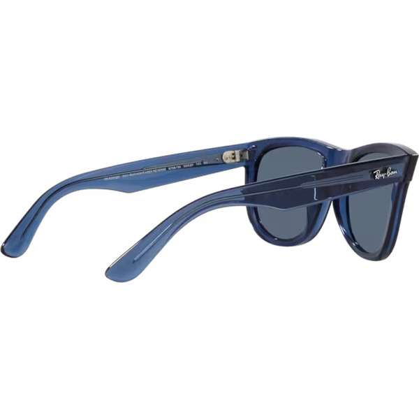 WAYFARER REVERSE RBR0502S 67083A 53mm ポリッシュ透明ネイビーブルー