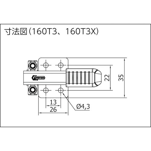 ＳＰＥＥＤＹ Ｂ スピーディブロック 引型 ステンレス １６０Ｔ３Ｘ