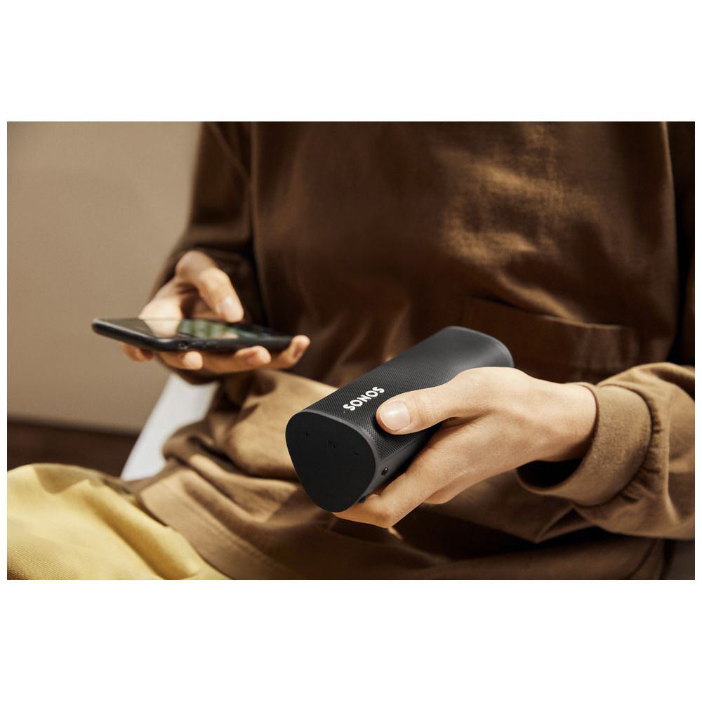 WiFiスピーカー Sonos Roam SL ブラック RMSL1JP1BLK [防水 WiFiスピーカー Sonos Roam SL ブラック RMSL1JP1BLK [防水