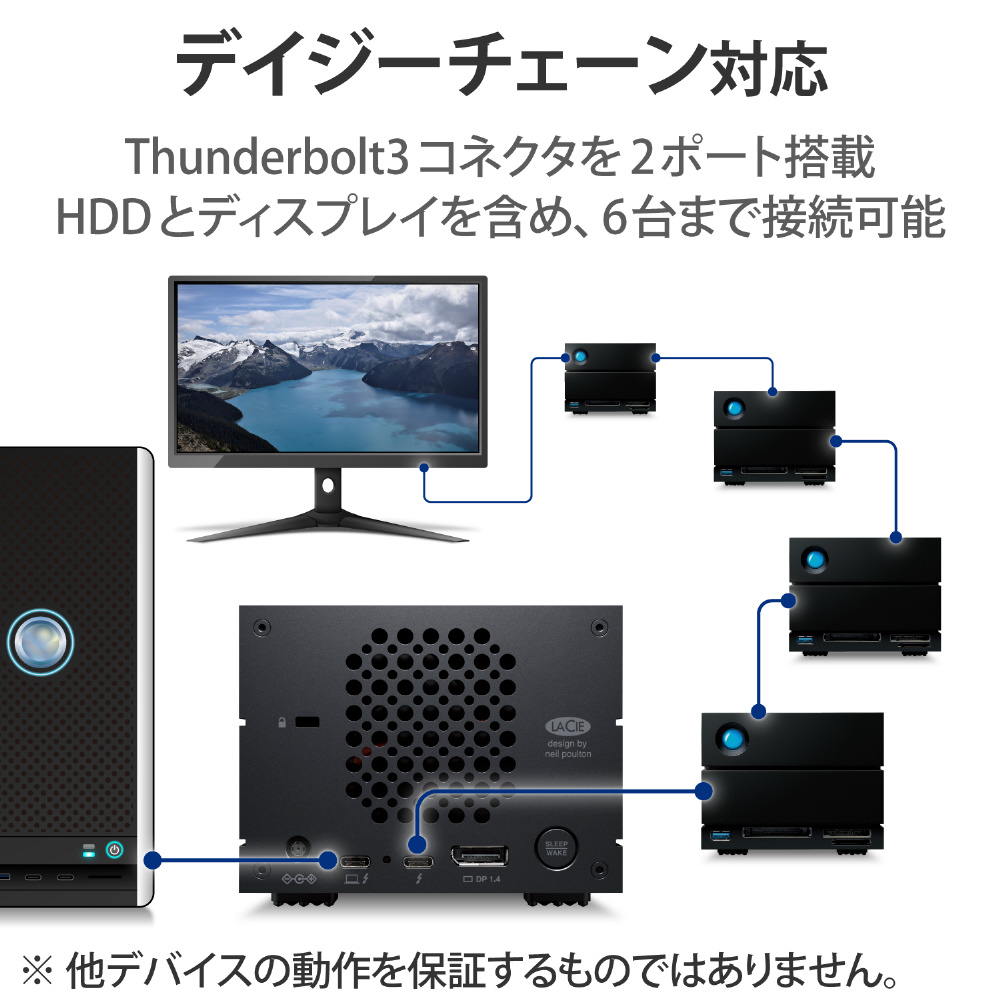 STLG32000400 外付けHDD Thunderbolt 3接続 (Thunderbolt 3 / USB-A