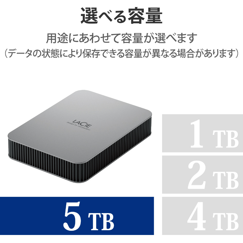 STLP5000400 外付けHDD USB-C接続 Mobile Drive 2022(Mac/Windows11