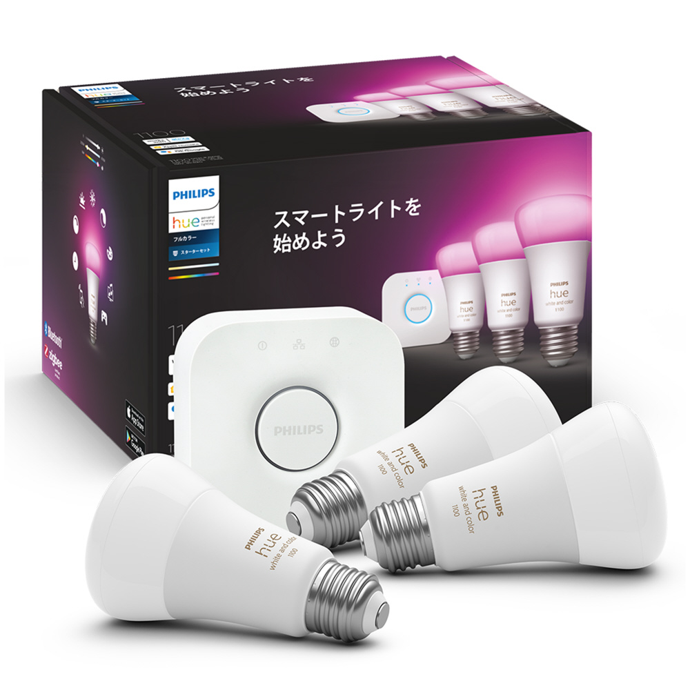 フルカラースターターセット Philips Hue PHWC3S ［E26 /一般電球形