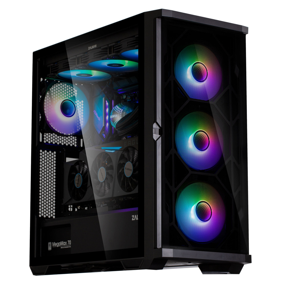 Mini-ITX PCケース ブラック(電源等一部ユニット付き) ユニデザインは美しい！】IQUNIX社 Aluminum Mini-ITX Case 「ZX