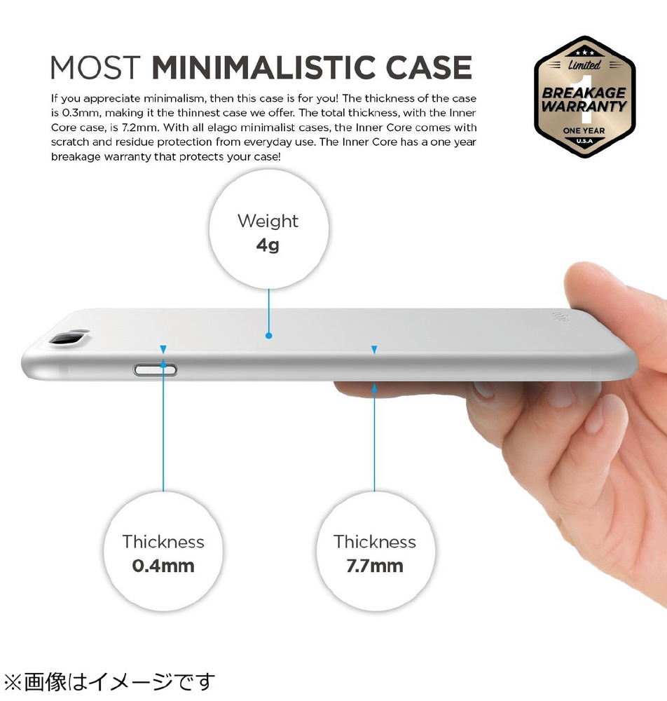 iPhone 7 Plus用 INNER CORE Case ホワイト ES7ICTRRT｜の通販はソフマップ[sofmap]