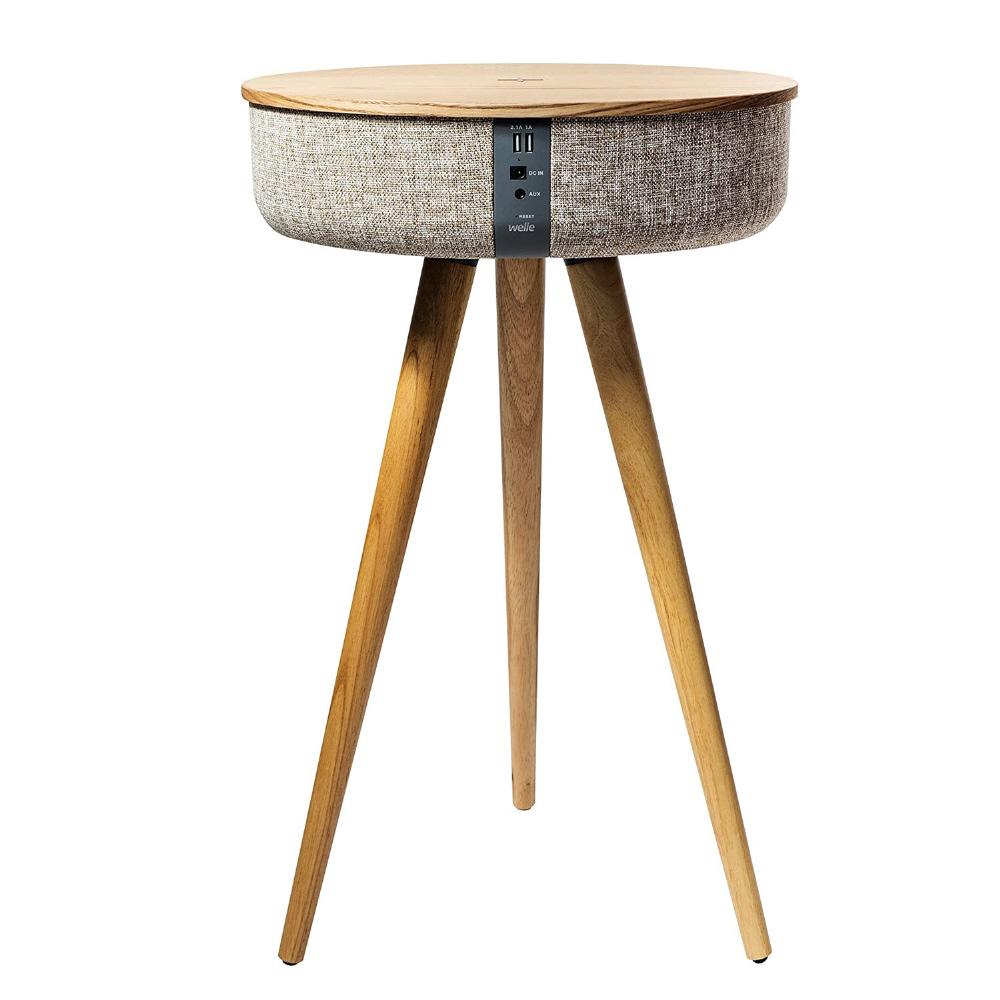 ブルートゥーススピーカー 360°テーブル型 Mellow Welle ウッド