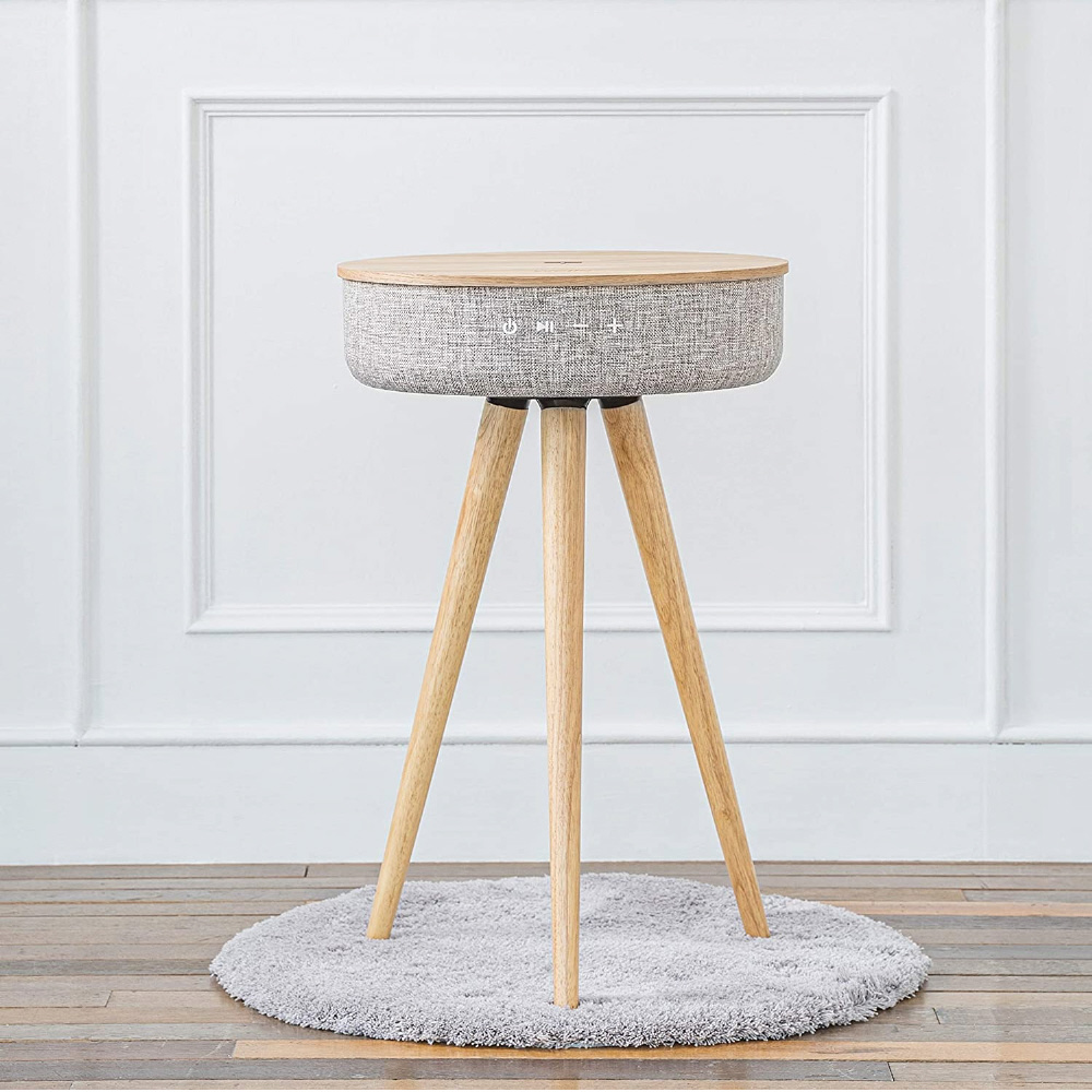 ブルートゥーススピーカー 360°テーブル型 Mellow Welle ウッド WT
