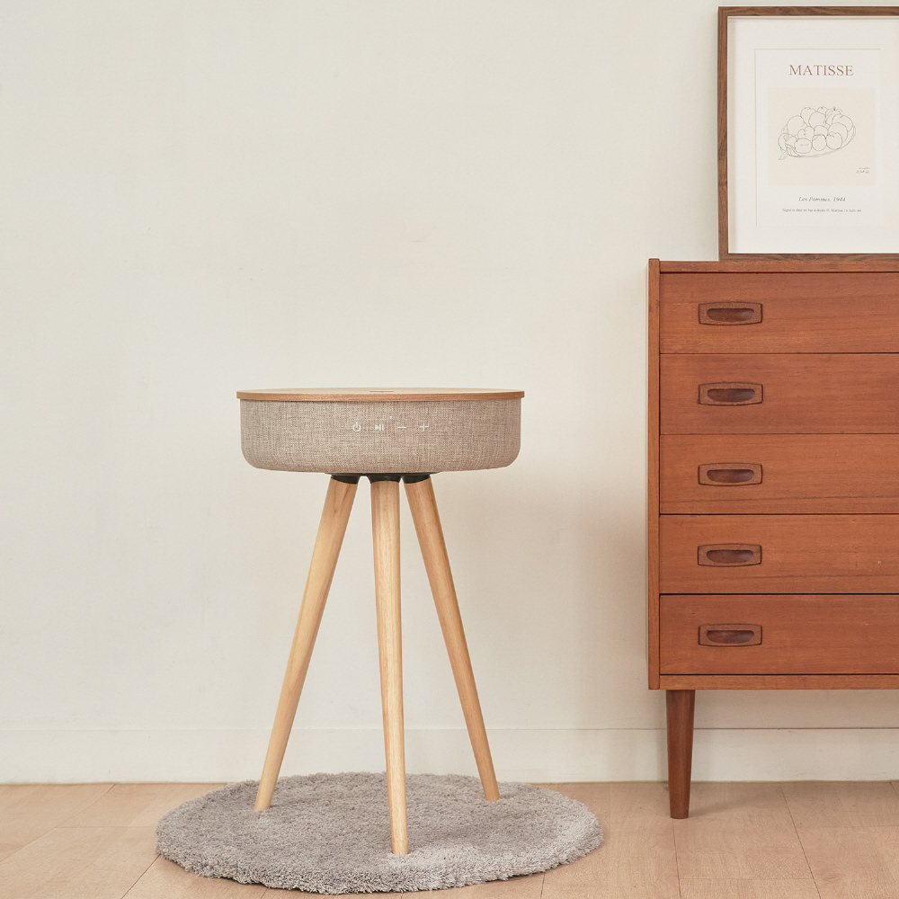 ブルートゥーススピーカー 360°テーブル型 Mellow Welle ウッド WT