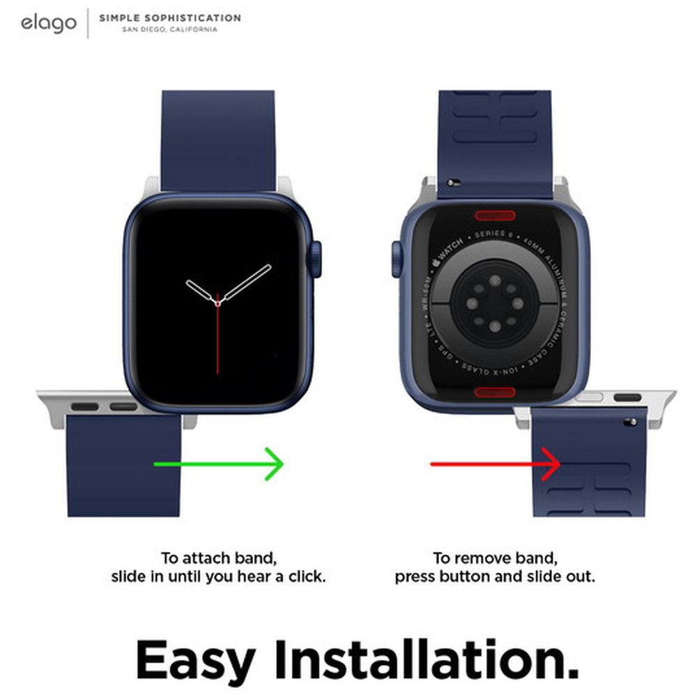 elago APPLE WATCH STRAP for Apple Watch 38/40mm JeanIndigo ...