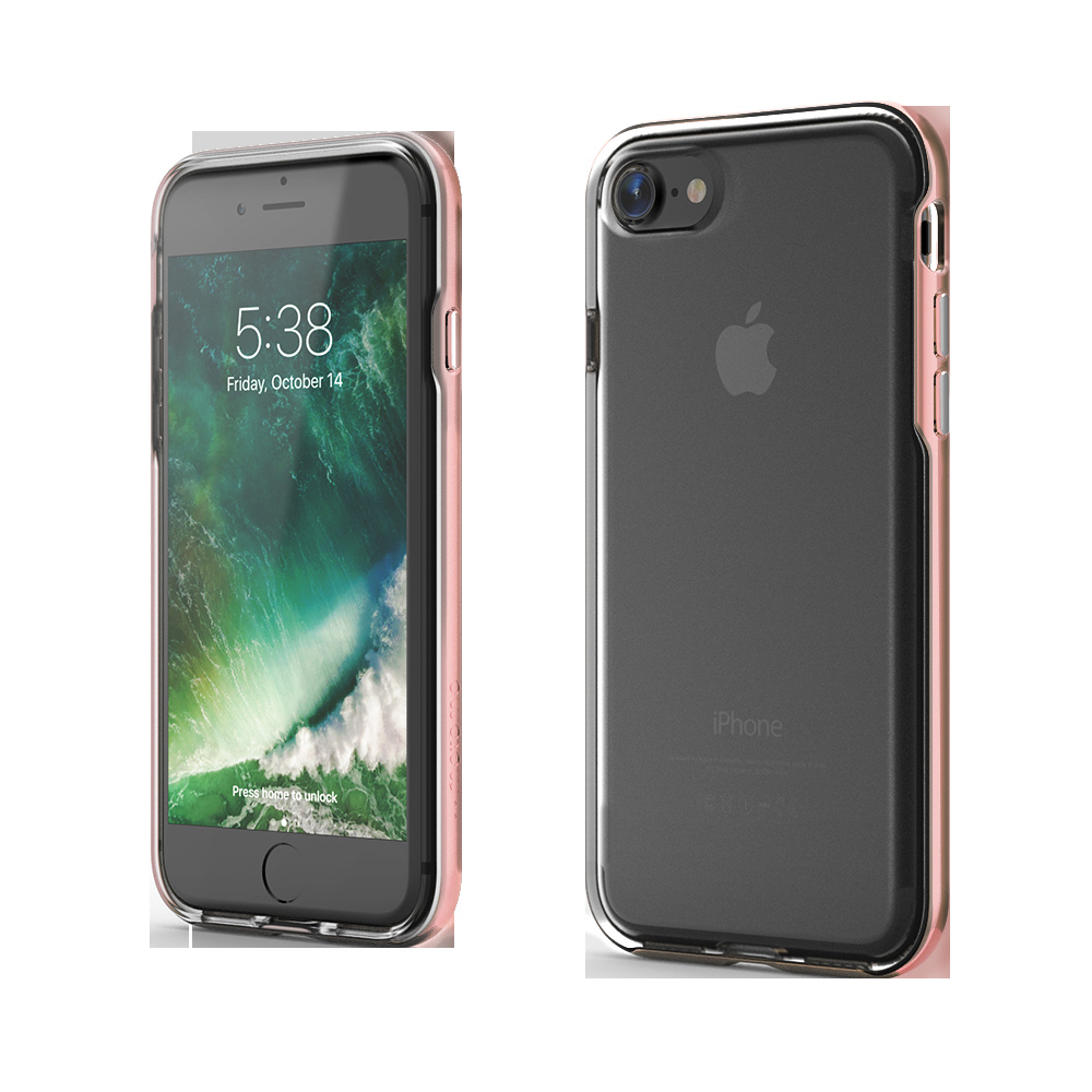 Iphone Se 第2世代 4 7インチino Achrome Shield バンパーケース ローズゴールド の通販はソフマップ Sofmap