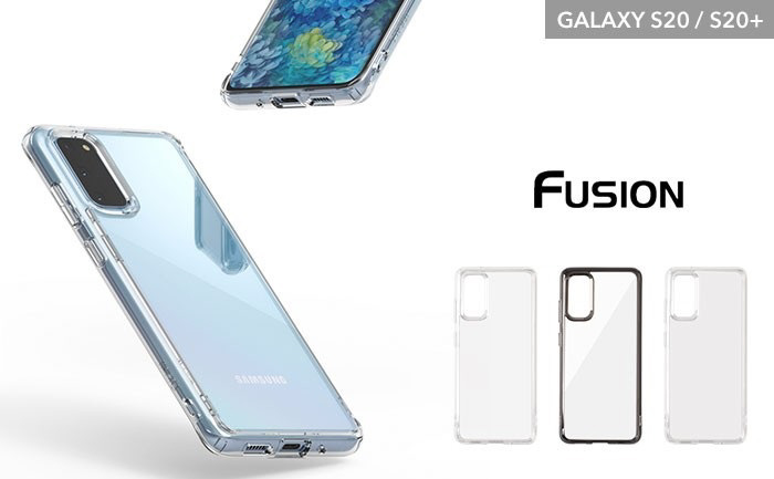 GALAXY S20専用]Ringke FUSION 耐衝撃ケース Ringke クリアマット 661