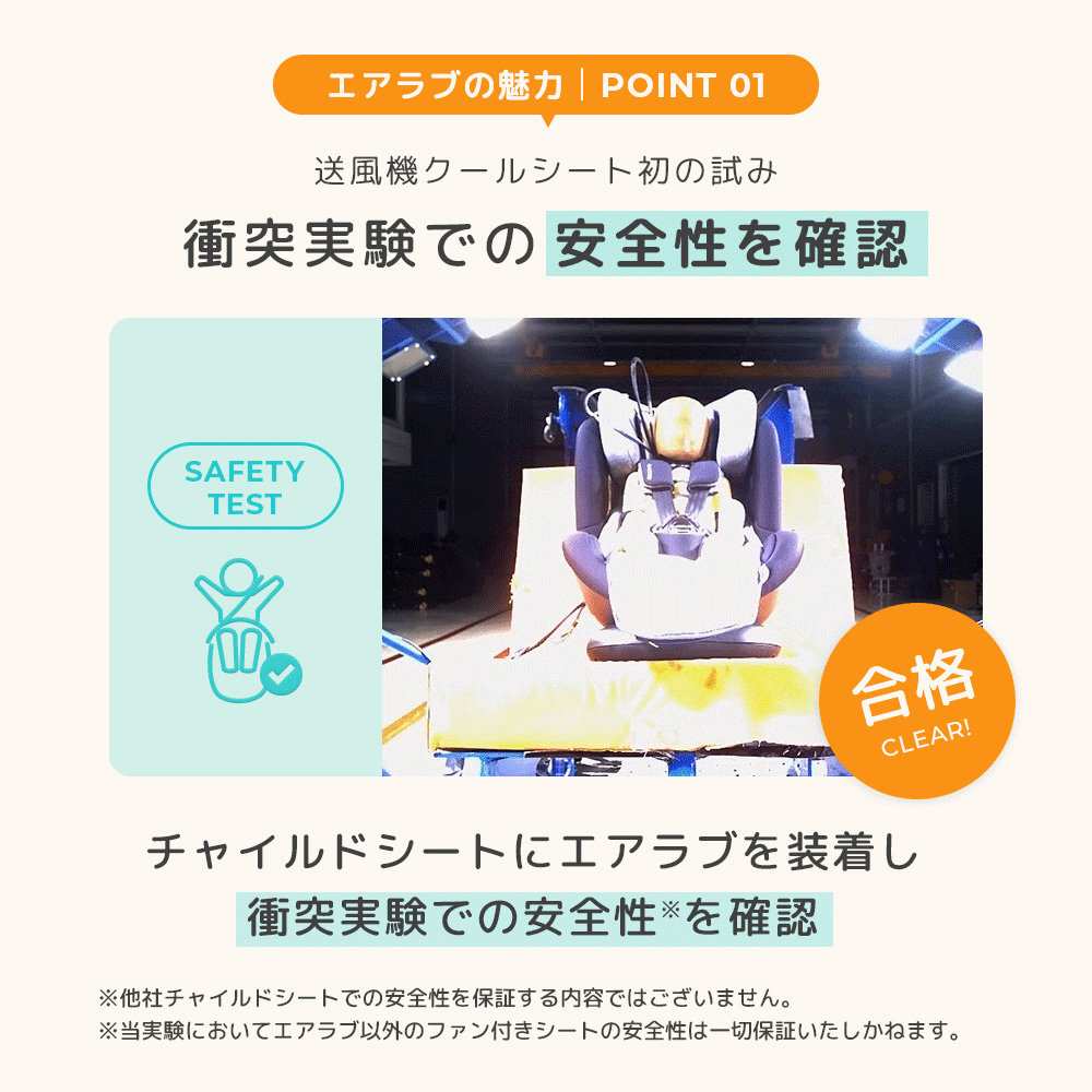 エアラブ4＋ ロリポップ 送風機付きクールシート ミルキーウエイ BTB