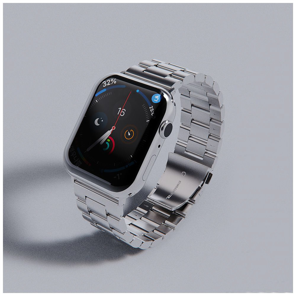 METAL BAND for Apple Watch（41/40/38mm） miak（ミアック） シルバー  SFBMAW3840SL｜の通販はソフマップ[sofmap]