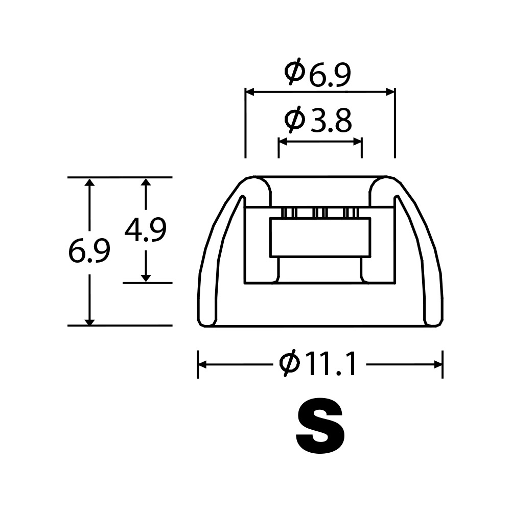 イヤーピース S 2ペア SednaEarfit MAX for TWS AZL-MAX-TWS-S｜の通販