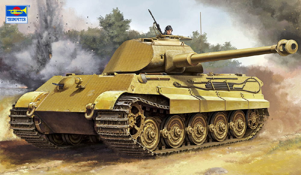 キングタイガー(ポルシェ砲塔)1/16 タミヤ 1/16 ビッグタンクシリーズ ドイツ重戦車 キングタイガー